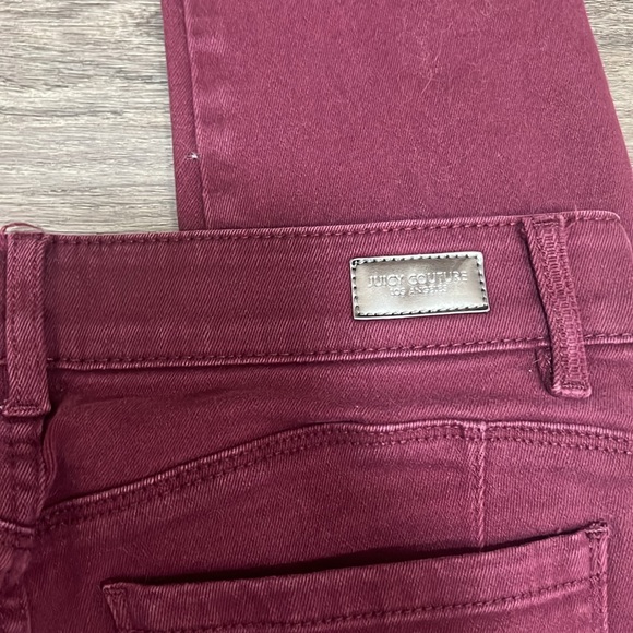 Juicy Couture maroon pants/ 8 / Stretchy - Picture 8 of 8